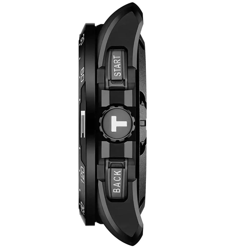 商品Tissot|Men's Swiss T-Touch Connect Solar Black Rubber Strap Smart Watch 48mm,价格¥8940,第2张图片详细描述