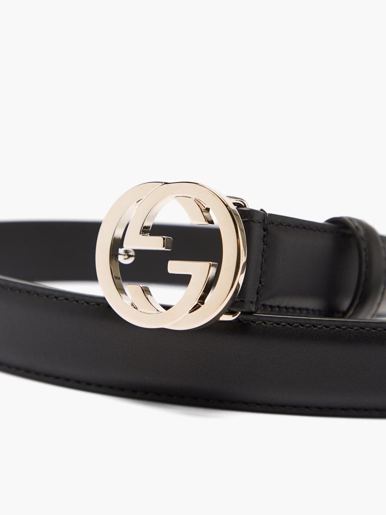 商品Gucci|GG leather belt,价格¥2615,第4张图片详细描述