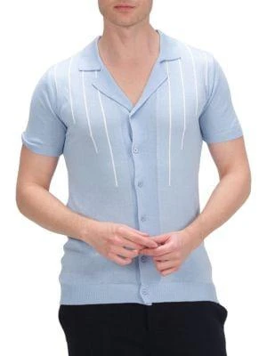 商品RON TOMSON|Striped Knit Shirt,价格¥276,第1张图片
