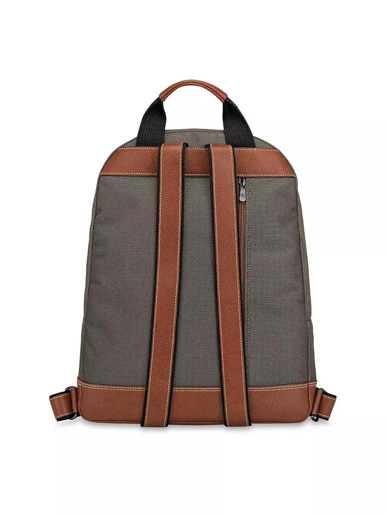 商品Longchamp|Boxford Canvas & Leather Backpack,价格¥2811,第3张图片详细描述