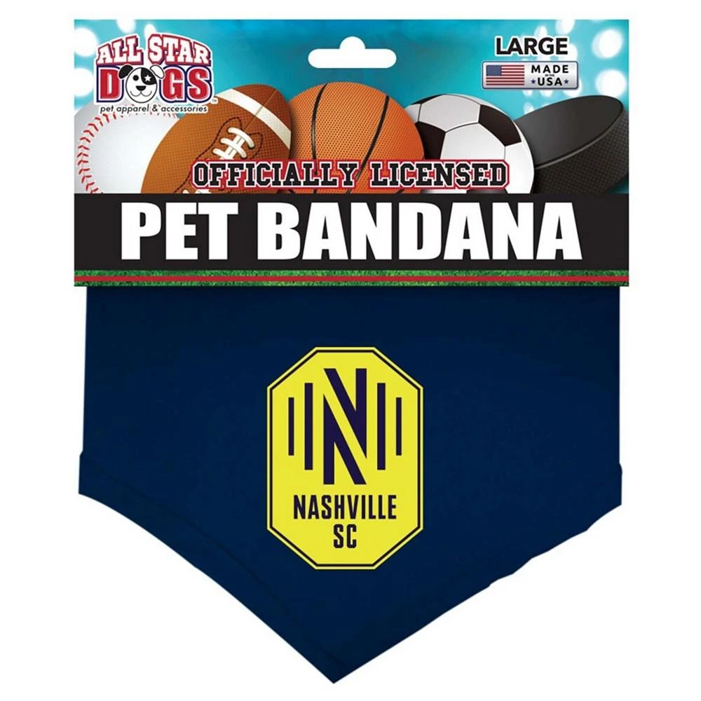 商品All Star Dogs|Gold-Tone Nashville SC Pet Bandana,价格¥165,第1张图片