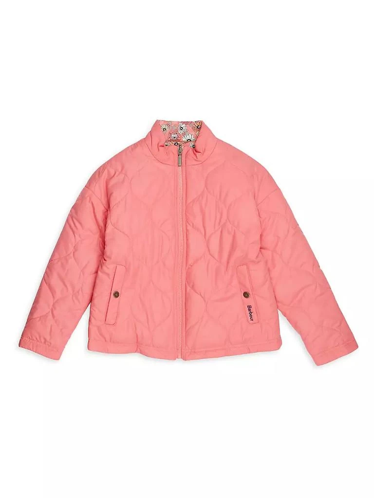 商品Barbour|Little Girl's &amp; Girl's Reversible Apia Quilted Jacket,价格¥537,第1张图片