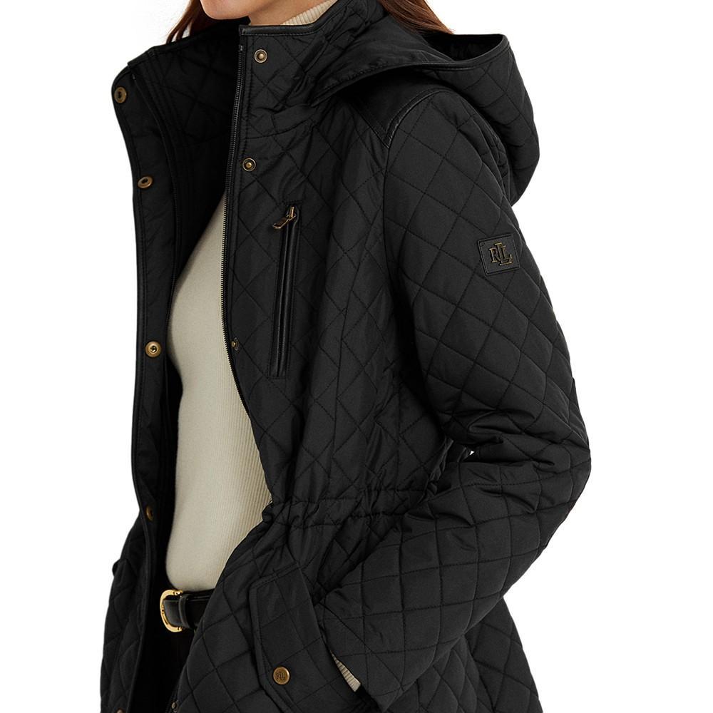 商品Ralph Lauren|Women's Quilted Hooded Coat, Created for Macy's,价格¥887,第5张图片详细描述