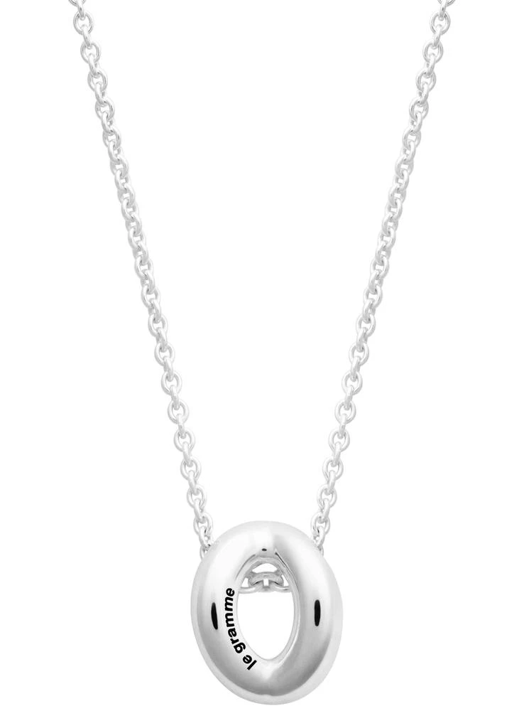 商品Le Gramme|Entrelacs pendant and chain necklace le 1g sterling silver polished,价格¥2169,第4张图片详细描述