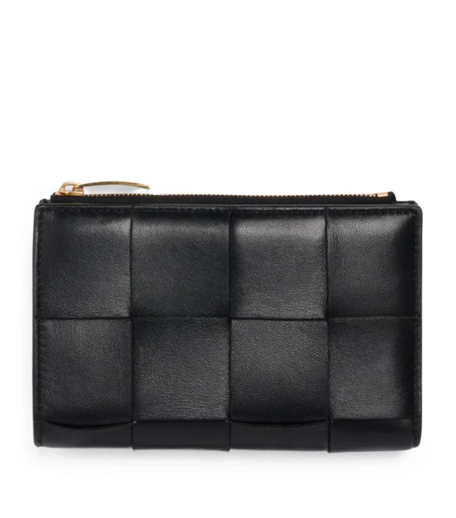 商品Bottega Veneta|Leather Intreccio Bifold Wallet,价格¥6027,第1张图片