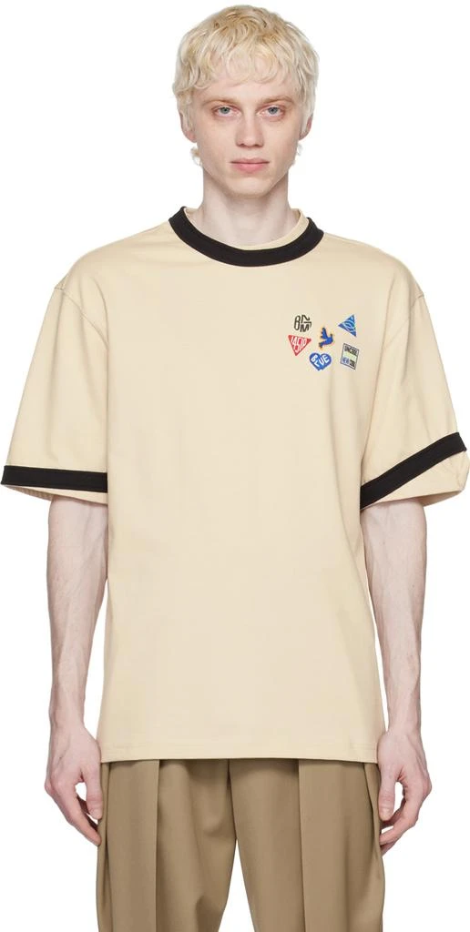 商品ADER error|Beige Patch T-Shirt,价格¥497,第1张图片