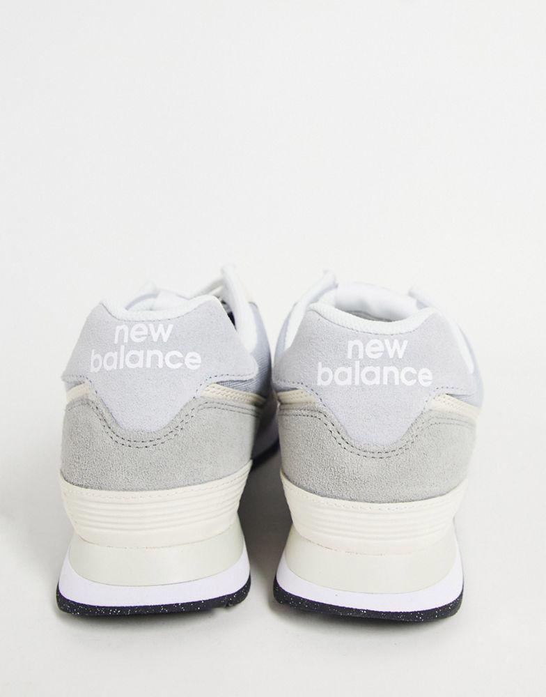 New Balance 574 trainers in grey suede商品第2张图片规格展示