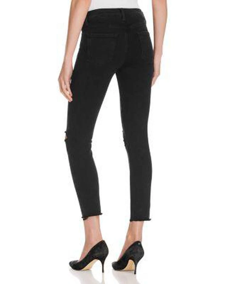 商品J Brand|Low Rise Skinny Jeans in Black Mercy - 100% Exclusive,价格¥429,第2张图片详细描述