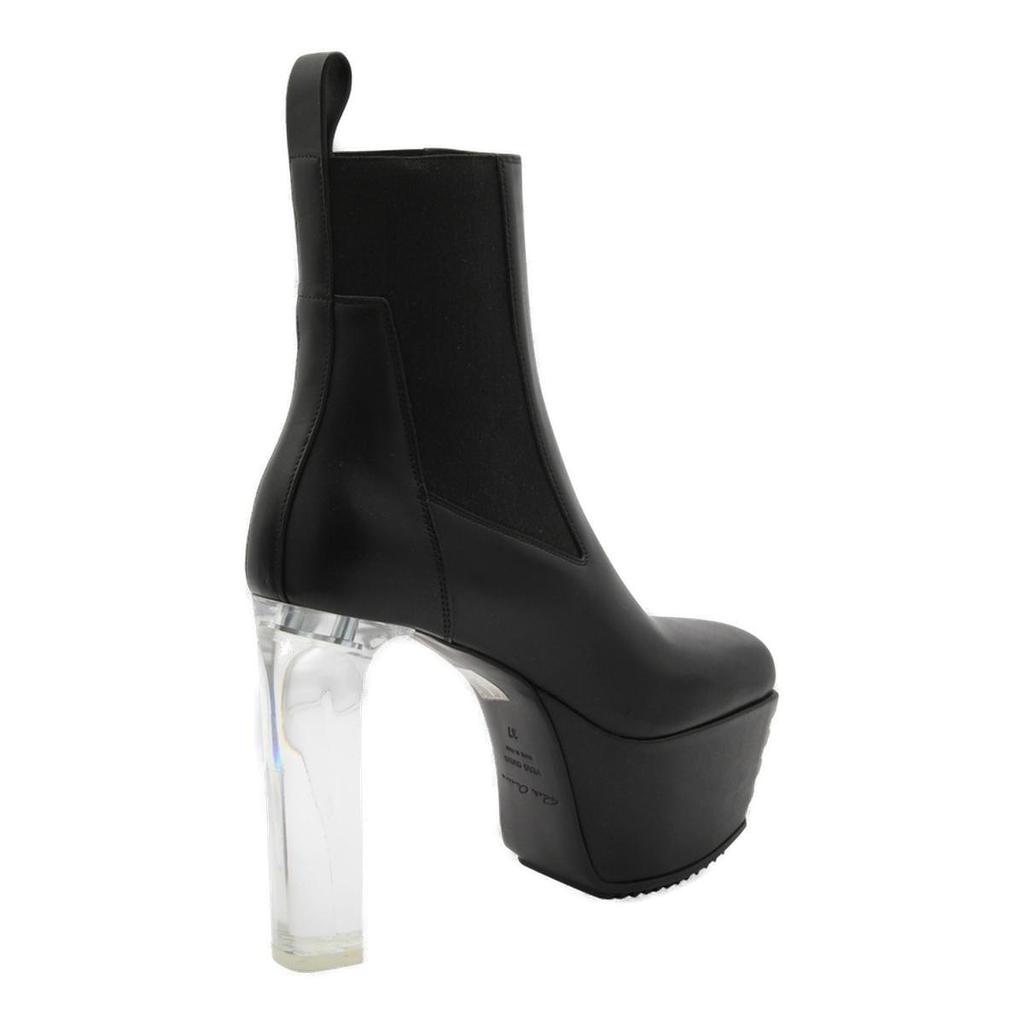 Rick Owens Square-Toe Platform Boots商品第2张图片规格展示