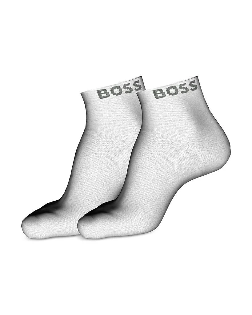 商品Hugo Boss|Cotton Blend Logo Ankle Socks, Pack of 2,价格¥78,第1张图片详细描述