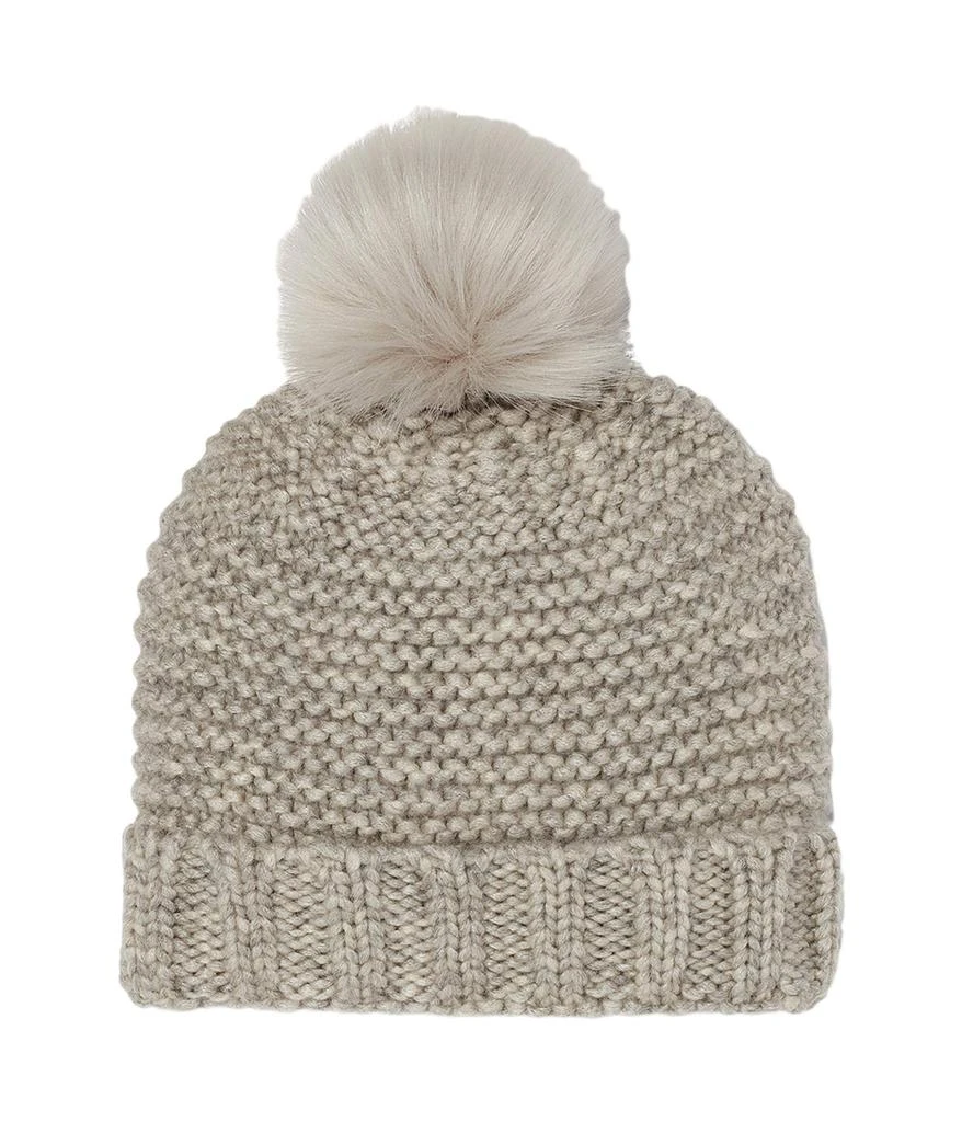 商品UGG|Knit Hat with Faux Fur Pom and Knit Mittens Set (Toddler/Little Kids),价格¥638,第2张图片详细描述