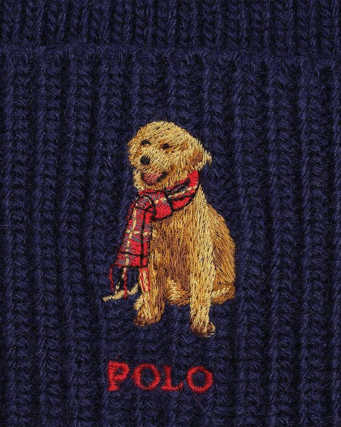 商品Ralph Lauren|Embroidered Golden Retriever Beanie,价格¥440,第3张图片详细描述