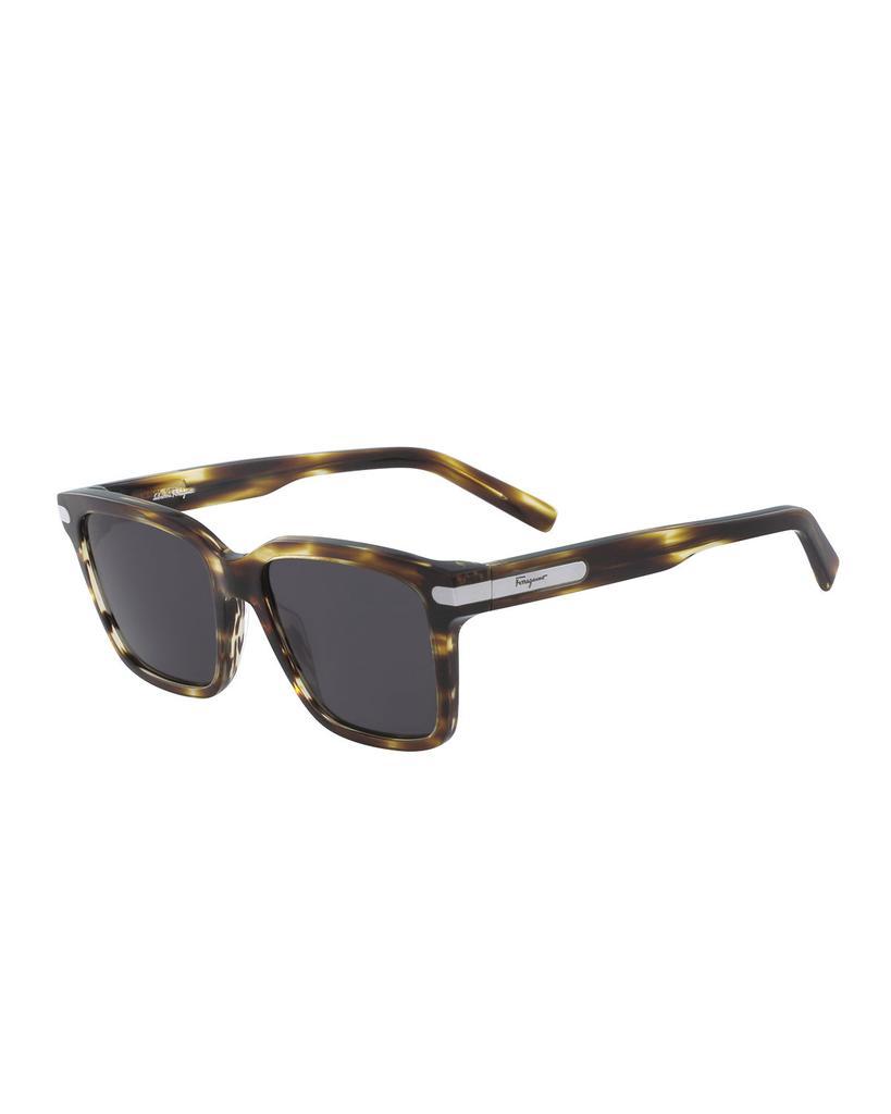 商品Salvatore Ferragamo|Men's Classic Thick Square Sunglasses,价格¥2342,第1张图片