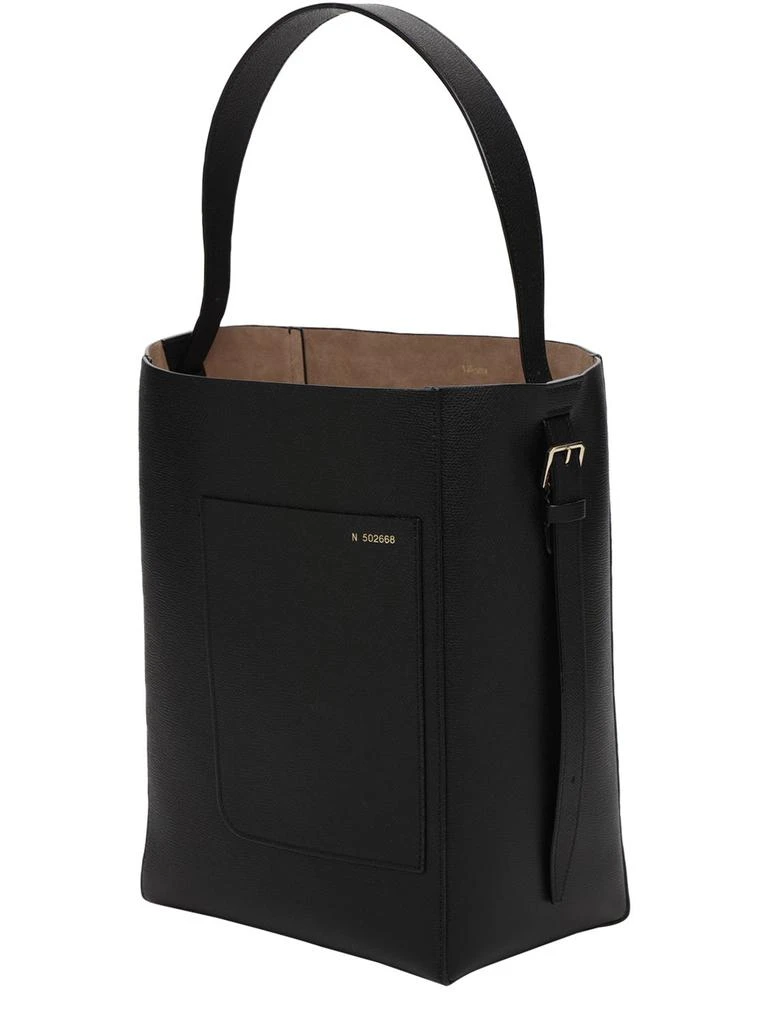 商品VALEXTRA|Medium Soft Grained Leather Tote Bag,价格¥17306,第3张图片详细描述