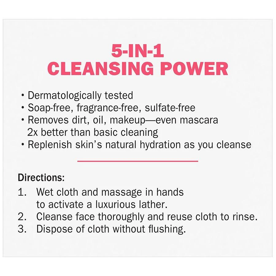 商品Olay|Daily Facials Hydrating Cleansing Cloths No scent,价格¥119,第5张图片详细描述