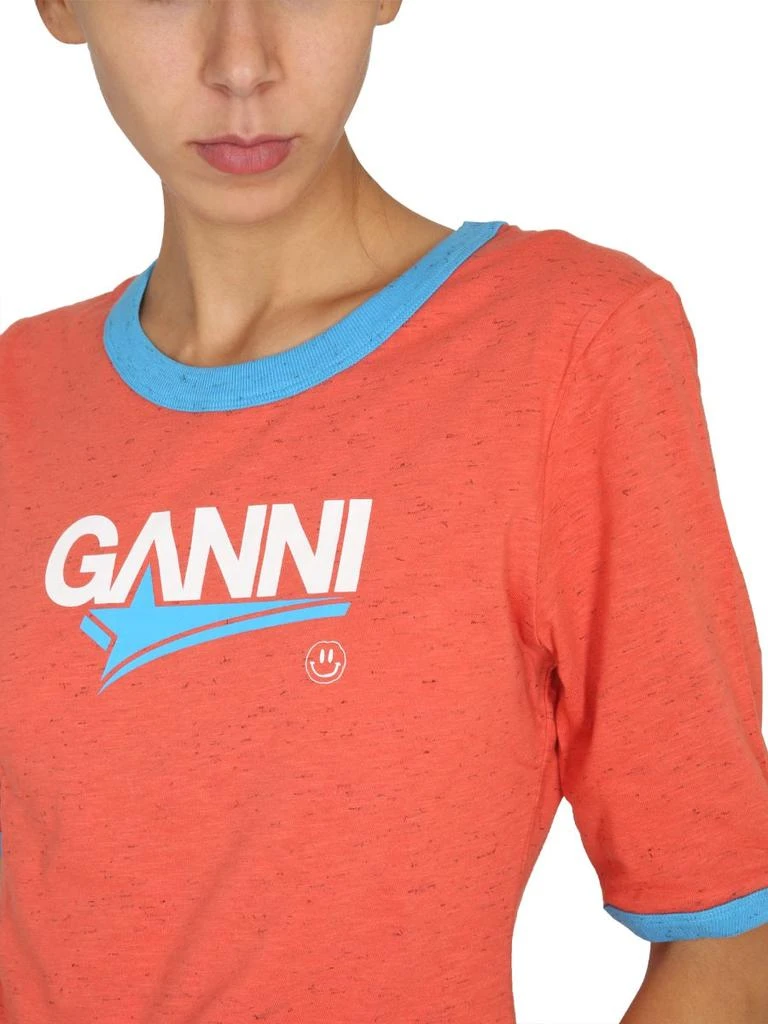 商品Ganni|CREWNECK T-SHIRT,价格¥878,第3张图片详细描述