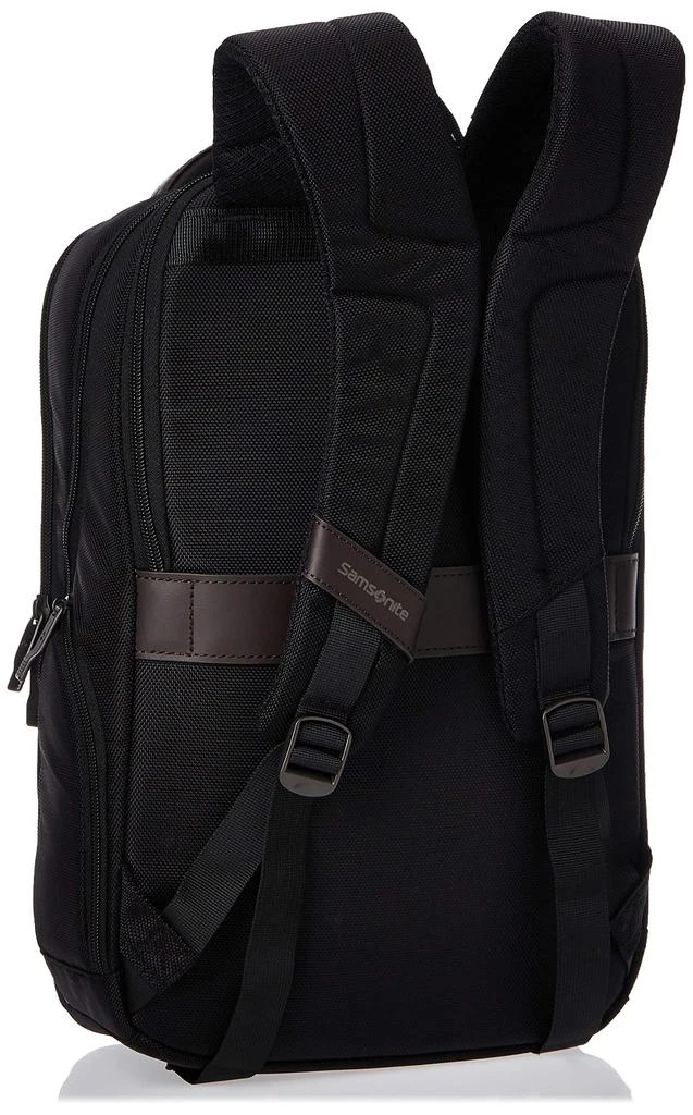 商品Samsonite|Samsonite Kombi Business Backpack, Black/Brown, 17.5 x 12 x 7-Inch,价格¥751,第2张图片详细描述