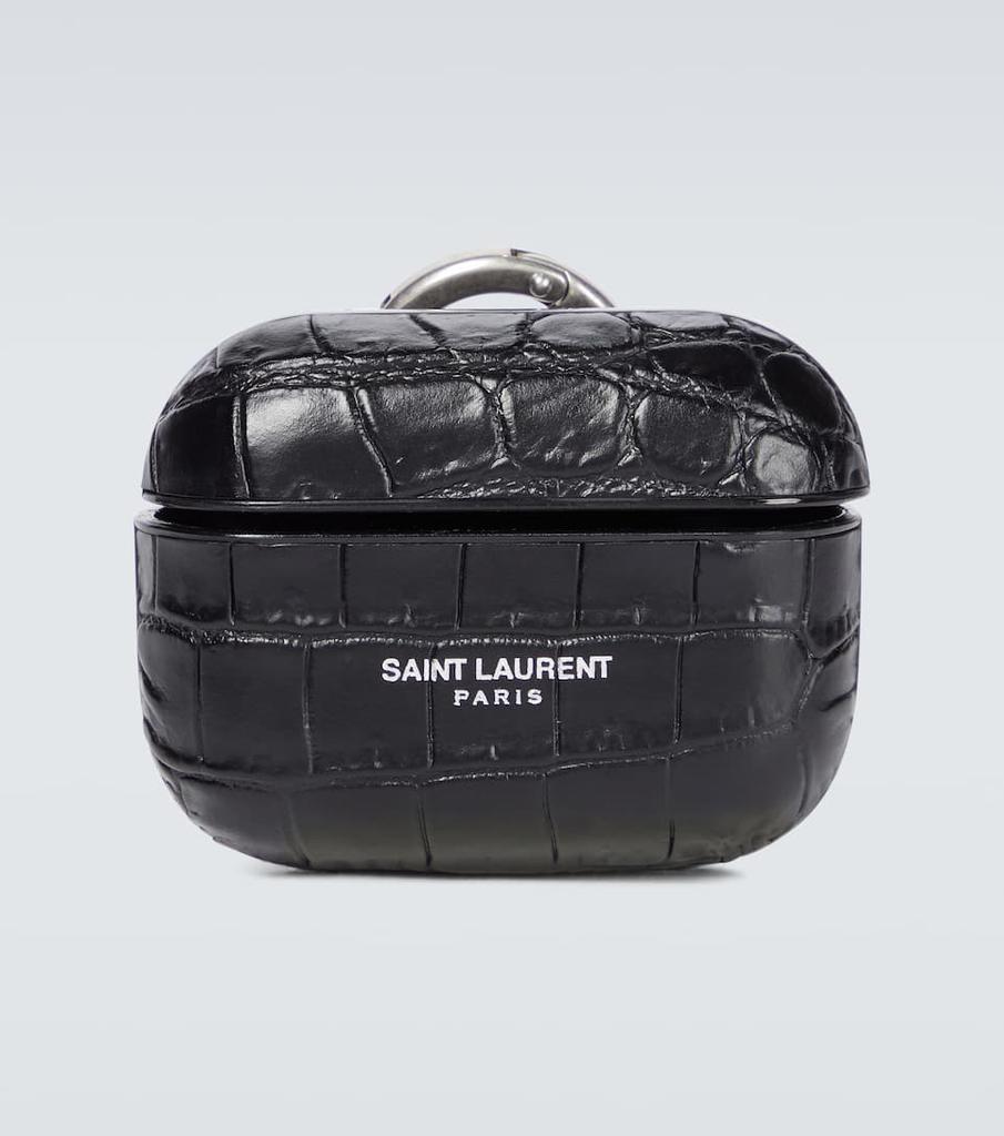 商品Yves Saint Laurent|仿鳄鱼纹皮革AirPods保护套,价格¥2747,第1张图片