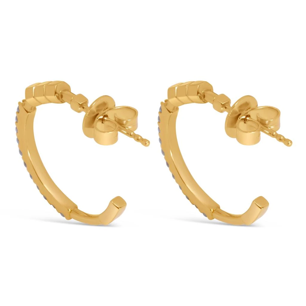 商品AME|Âme Totem 18K Yellow Gold, Lab-Grown Diamond 0.34ct. tw. Small Hoop Earrings,价格¥8694,第4张图片详细描述