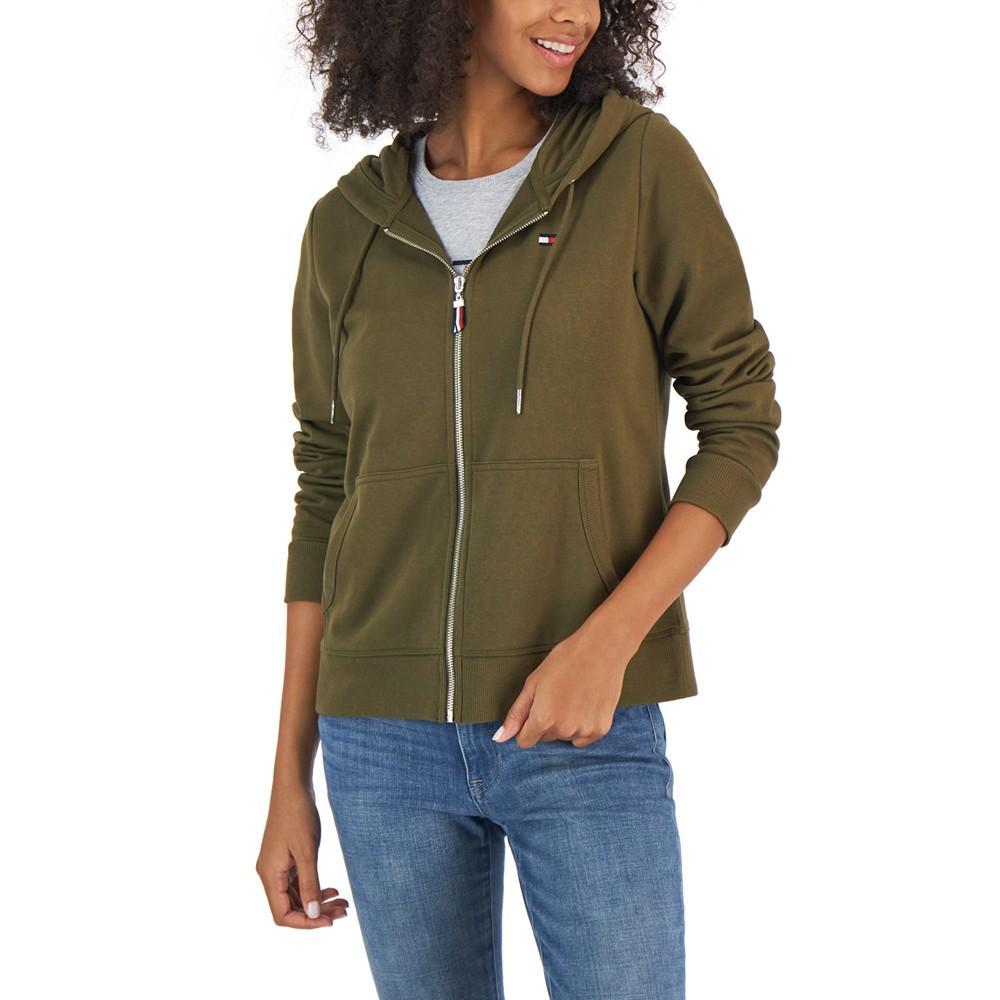 商品Tommy Hilfiger|Women's Full-Zip Long Sleeve Hoodie,价格¥484,第1张图片