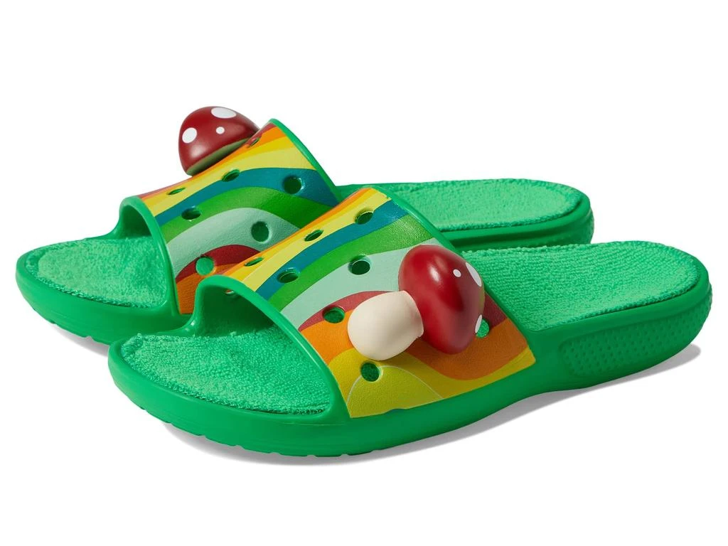 商品Crocs|Zen Garden Sensory Classic Crocs Terry Cloth Slide,价格¥302,第1张图片