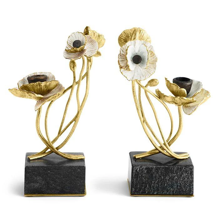 商品Michael Aram|Anemone Candleholders, Set of 2,价格¥2938,第1张图片