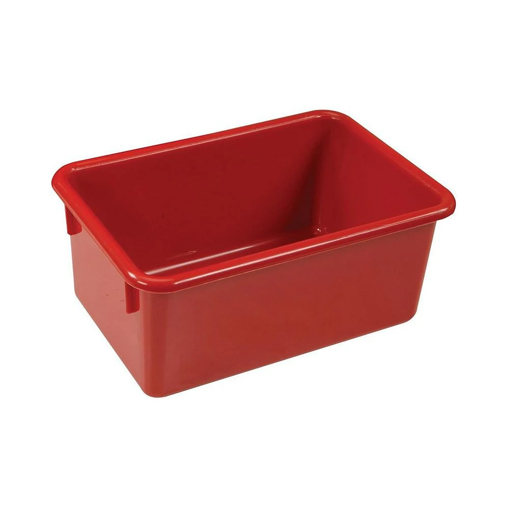 商品Kaplan Early Learning|Red Vibrant Color Storage Bin - Set of 5,价格¥298,第2张图片详细描述