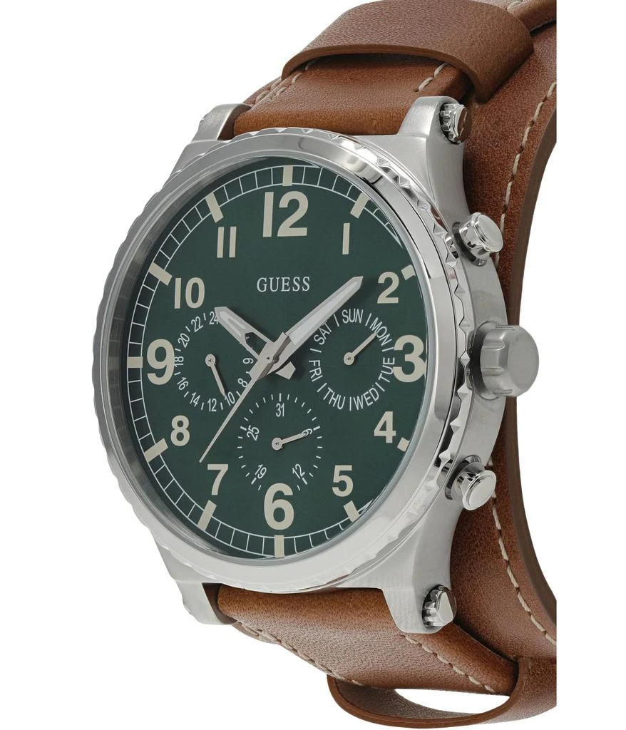 商品GUESS|46 mm Arrow Smooth Leather Strap w/ Removable Cuff U1162G1M,价格¥510,第2张图片详细描述