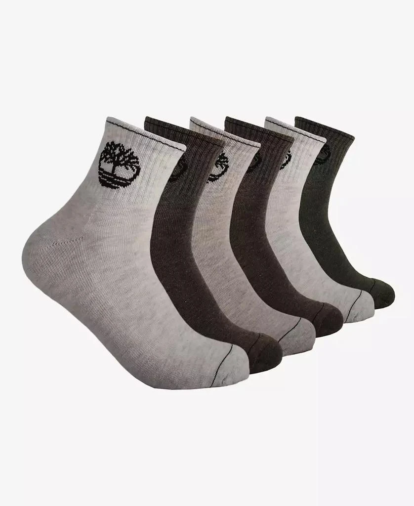 商品Timberland|Men's Quarter Socks, Pack of 6,价格¥115,第2张图片详细描述