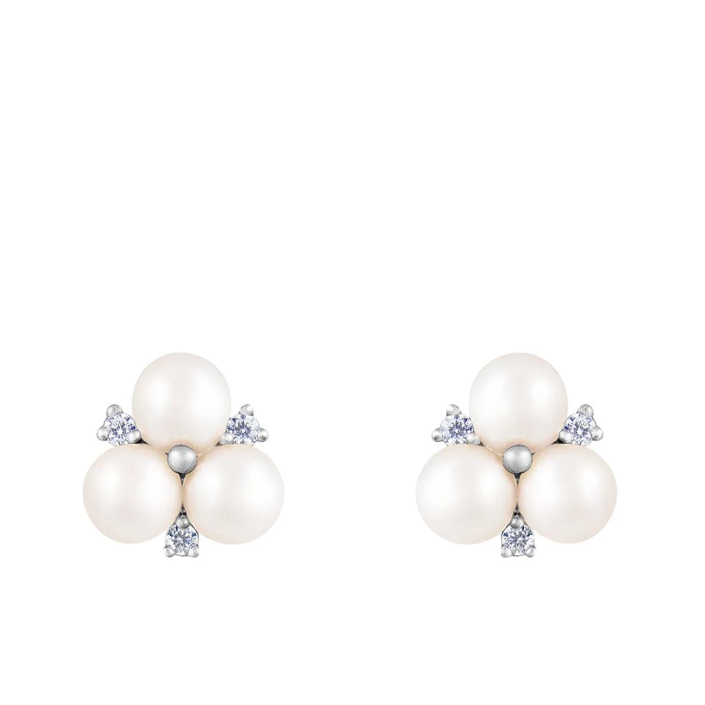 商品Splendid Pearls|Sterling Silver Pearl 5.5-6mm Earrings,价格¥332,第2张图片详细描述