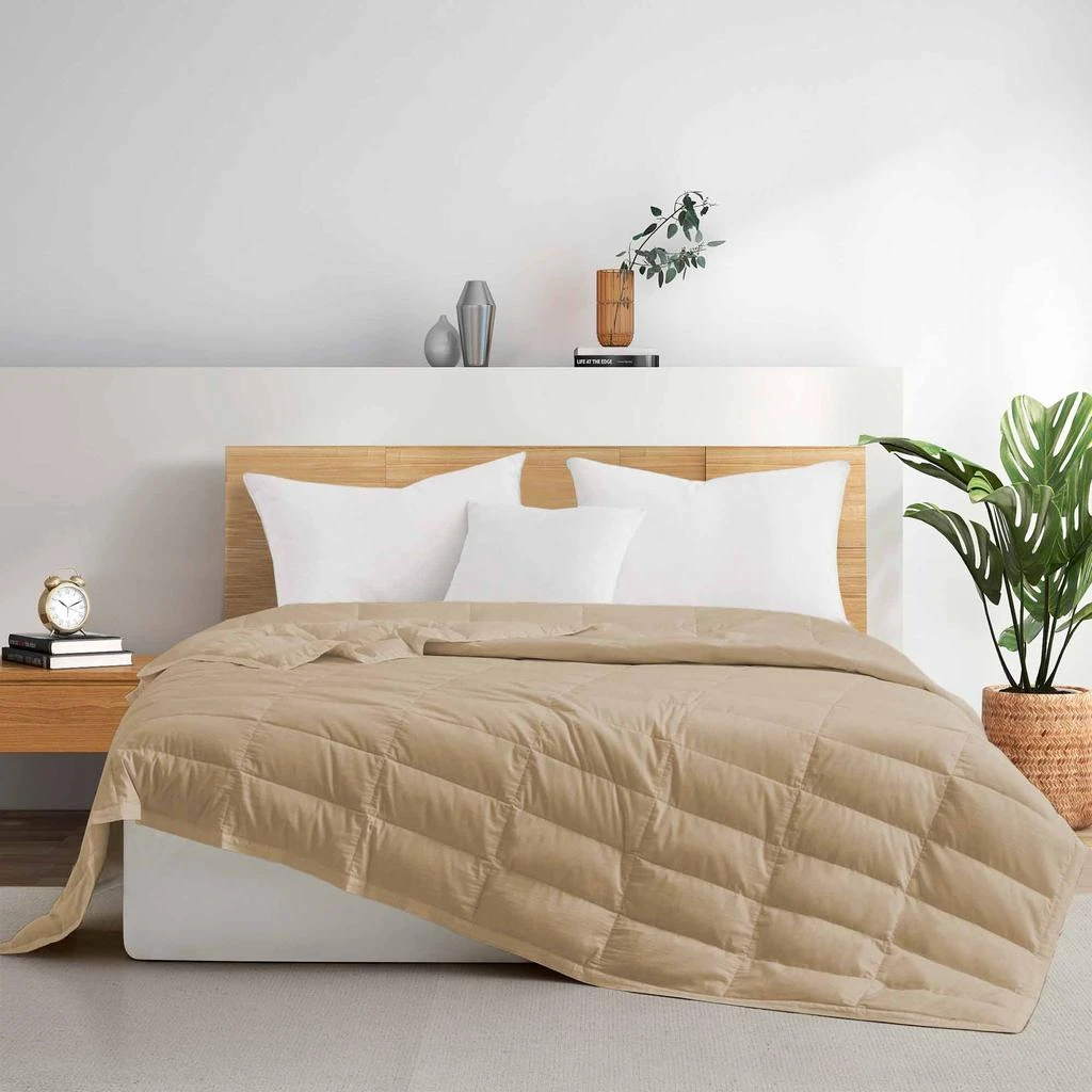 商品Puredown|TENCEL Lyocell Lightweight Cooling Down Bed Blanket Comforter, King or Queen Size Quilt,价格¥920,第2张图片详细描述
