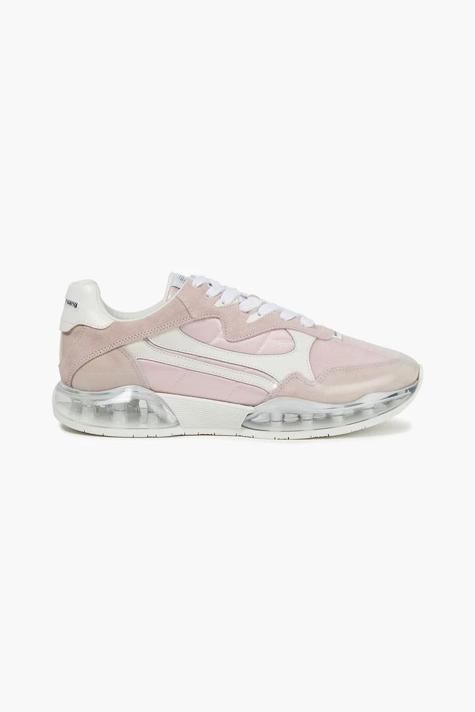 商品Alexander Wang|Stadium layered PVC, leather, suede and mesh sneakers,价格¥1652,第1张图片