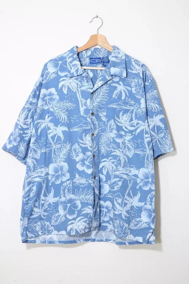 商品Urban Outfitters|Vintage Ocean Pacific Brand Tropical Print Shirt,价格¥1005,第1张图片