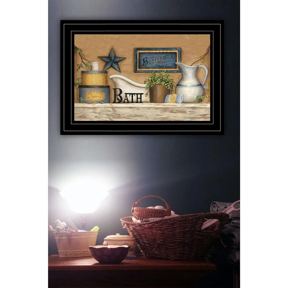 商品Trendy Décor 4U|Buttermilk Soap Co by Carrie Knoff, Ready to hang Framed print, White Frame, 14" x 10",价格¥417,第2张图片详细描述