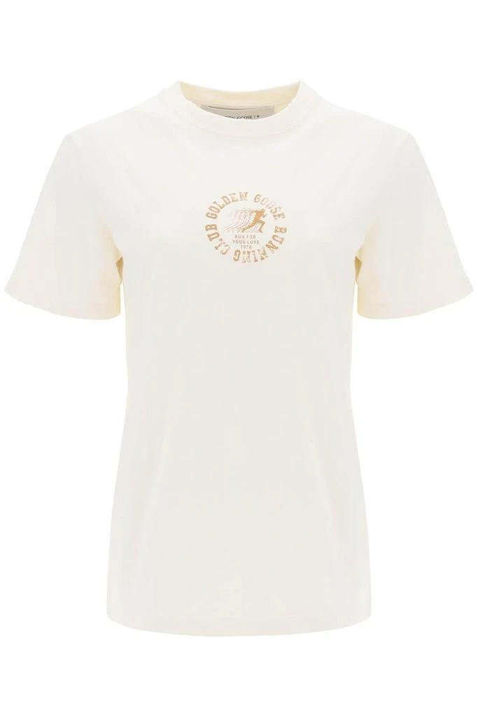 商品Golden Goose|Runners Club print regular T-shirt,价格¥486,第1张图片