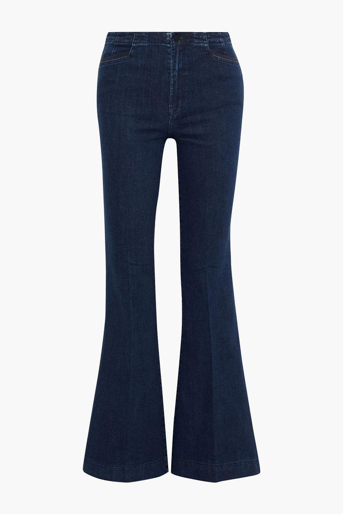 Darted high-rise flared jeans商品第3张图片规格展示