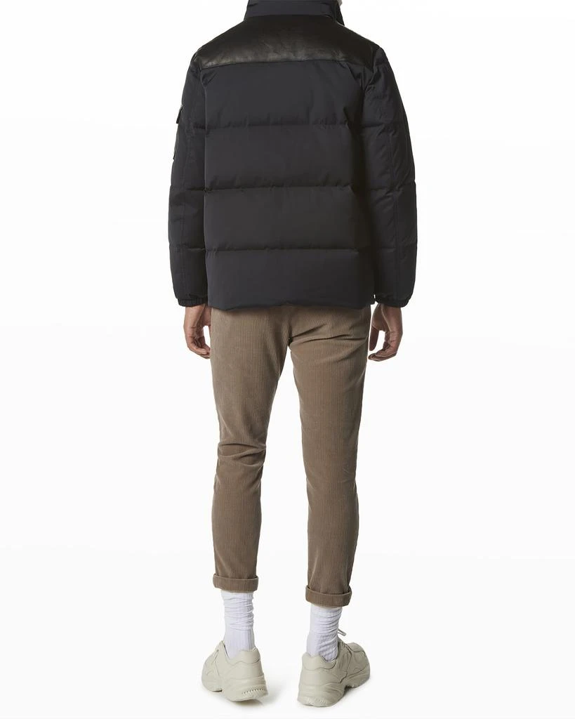 商品Andrew Marc|Men's Ainsworth Down Coat w/ Shearling Trim,价格¥3868,第3张图片详细描述