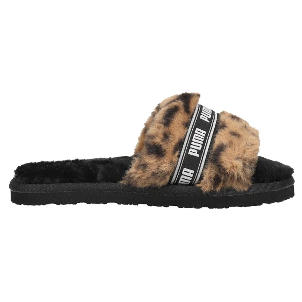 商品Puma|Fluff Cheetah Slide Sandal (Little Kid-Big Kid),价格¥112,第1张图片