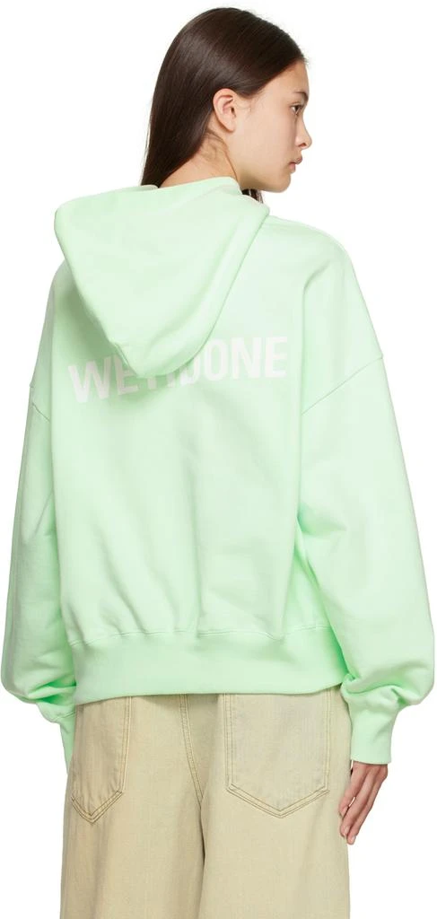 商品We11done|Green Pixel Teddy Hoodie,价格¥1040,第3张图片详细描述