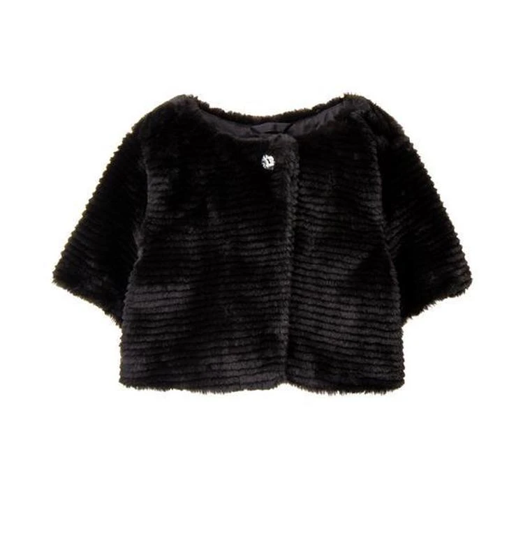 商品Gymboree|Faux-Fur Cropped Jacket,价格¥75,第1张图片