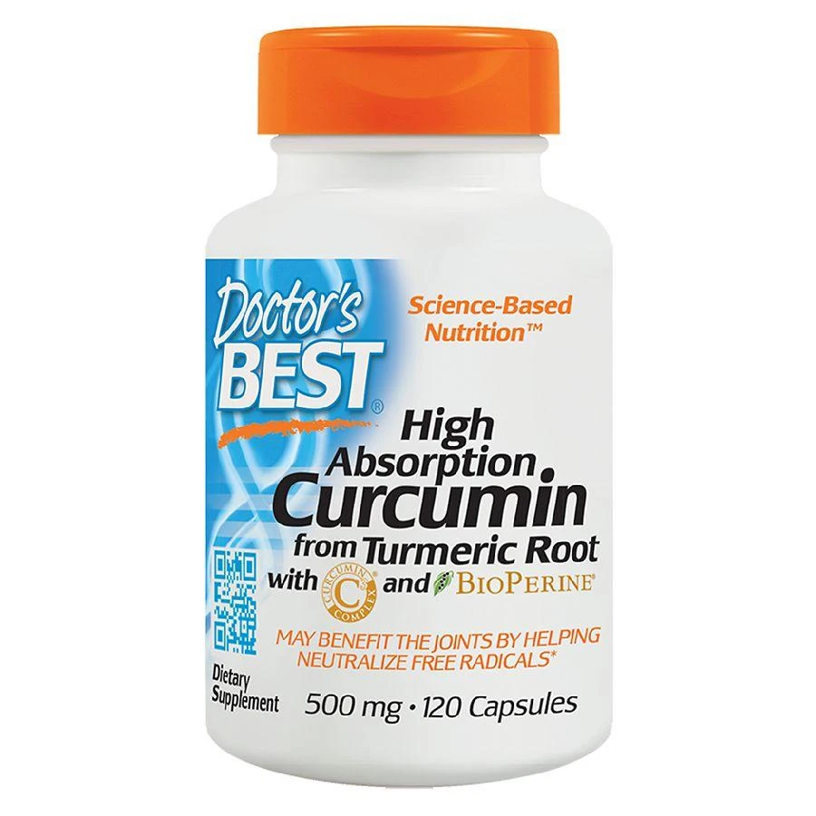 商品Doctor's Best|High Absorption Curcumin from Turmeric,价格¥336,第1张图片