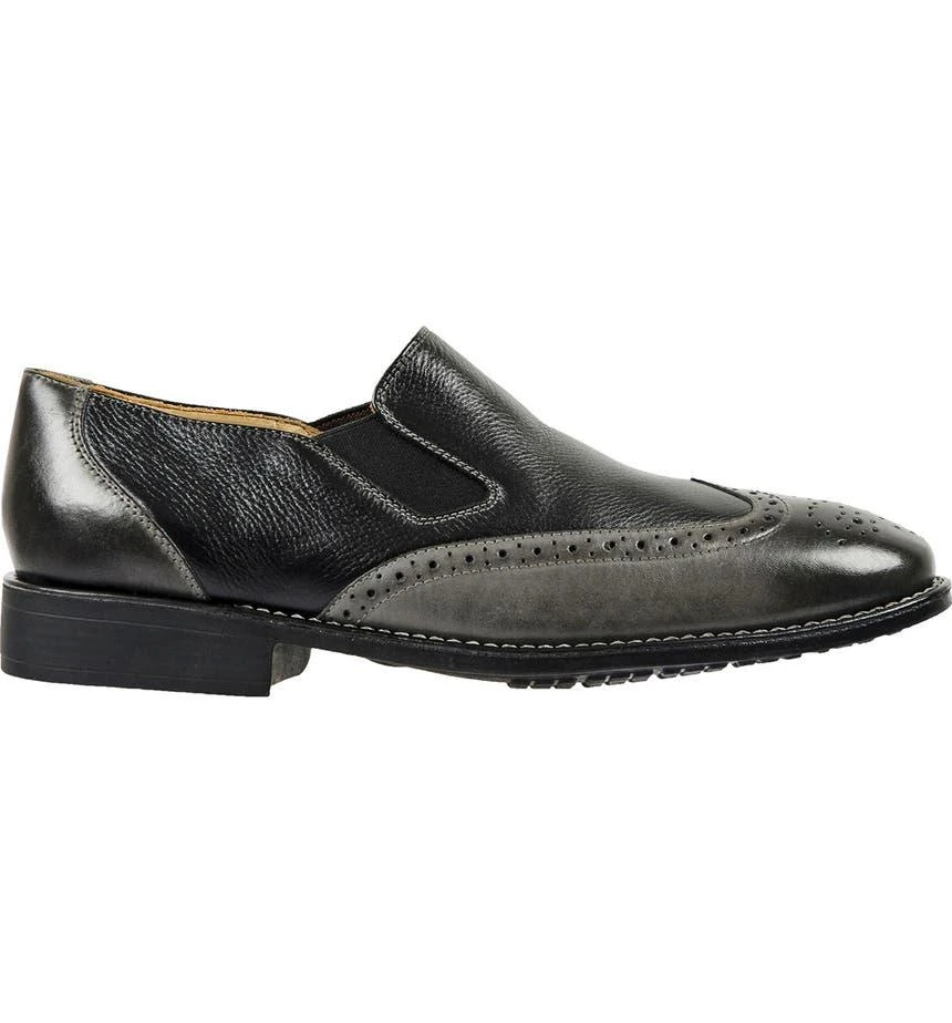 商品Sandro Moscoloni|Double Gore Wing Tip Medallion Loafer,价格¥295,第3张图片详细描述