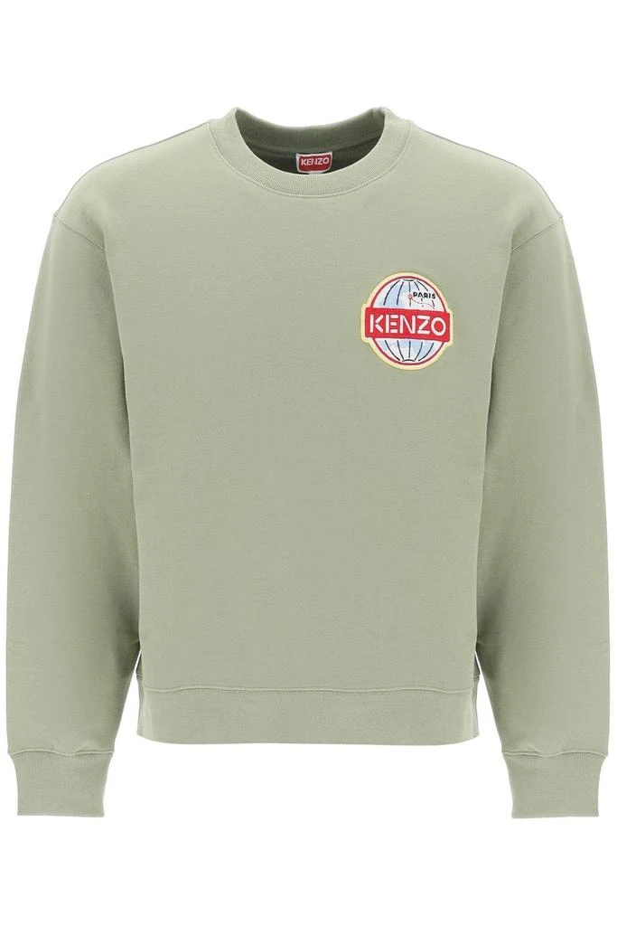 商品Kenzo|Kenzo Travel Logo Patch Crewneck Sweatshirt,价格¥2046,第1张图片