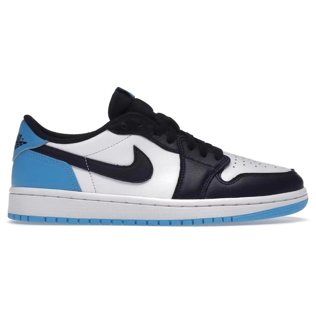 商品Jordan|Air Jordan 1 Low Black Dark Powder Blue (W),价格¥1941,第1张图片