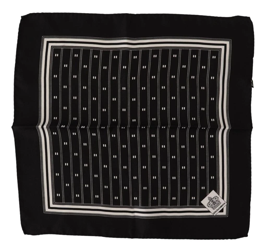 商品Dolce & Gabbana|Dolce & Gabbana Elegant Silk Pocket Square Men's Handkerchief,价格¥978,第1张图片