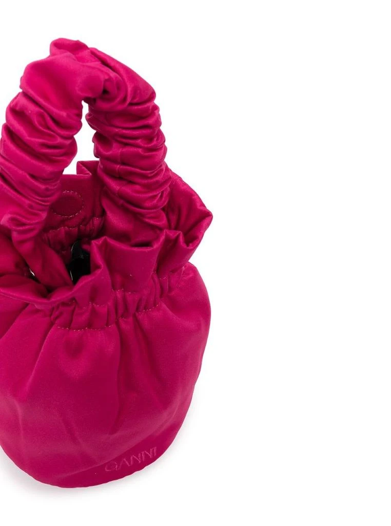 商品Ganni|Pink Recycled Fabric Handbag Ganni Woman,价格¥1122,第2张图片详细描述