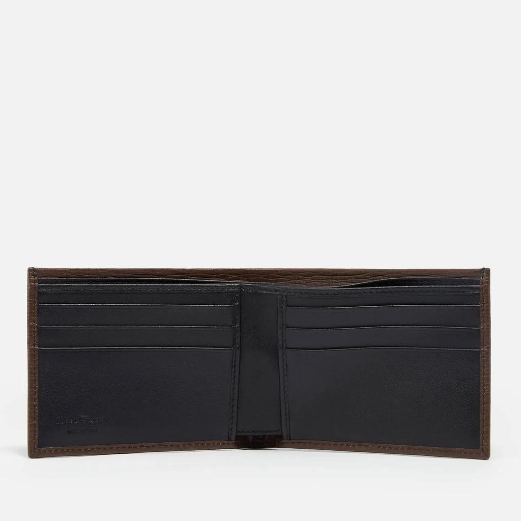 商品Salvatore Ferragamo|Salvatore Ferragamo Men's Gancini Bicolour Wallet - Brown,价格¥2588,第6张图片详细描述