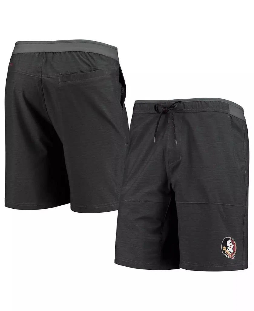 商品Columbia|Men's Heathered Charcoal Florida State Seminoles Twisted Creek Omni-Shield Shorts,价格¥371,第1张图片