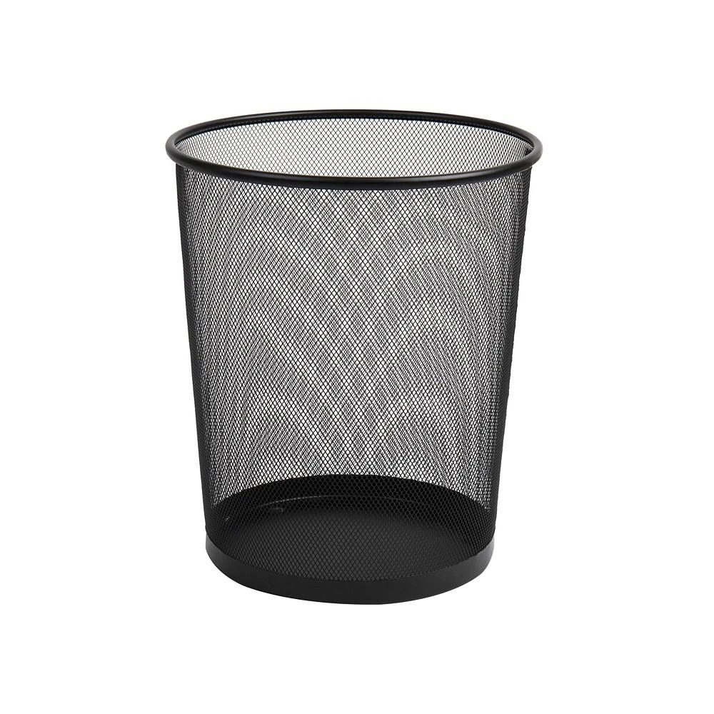 商品Mind Reader|Network Collection, Waste Paper Basket, 4.5 Gallon Capacity, Solid Rim and Base, Metal Mesh, Set of 3,价格¥454,第2张图片详细描述