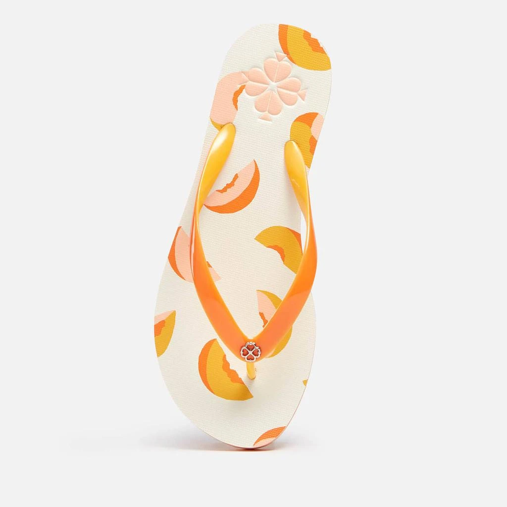 商品Kate Spade|Kate Spade New York Women's Flyaway Flip Flops - Peaches Print,价格¥120,第2张图片详细描述